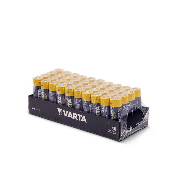 40x Varta Industrial Pro Batterien AA